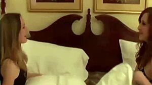 we have the hotel all to ourselves for some lesbian fun