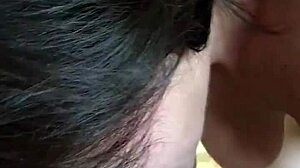 my wife is showing off her blowjob skills and swallowing everything