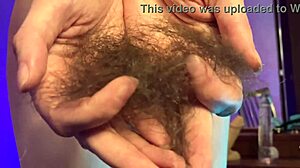 Shaving My Hairy Pussy Up Close with Wet Tight Results