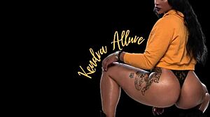 Ebony Couple Enjoys Assjob In Shower With Kissing And Fetish