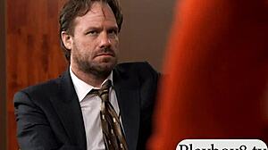 These nasty blonde women share a double-sided dildo in a wild threesome session