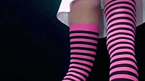 bonneyuwu drinks her own pee from bottle in skirt and pantyhose