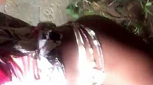 In this homemade scene, the black amateur talks dirty while showing off her small tits and pussy.