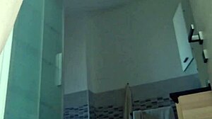 hottie cleans the house while wearing her panties