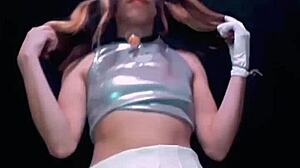 bonneyuwu drinks her own pee from bottle in skirt and pantyhose