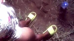 In this homemade scene, the black amateur talks dirty while showing off her small tits and pussy.