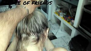 Hidden fucking in the company kitchen with blowjob and cumshot!