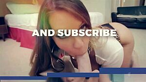 Plumber gives hot brunette babe footjob, handjob, blowjob, and deepthroat with his cock