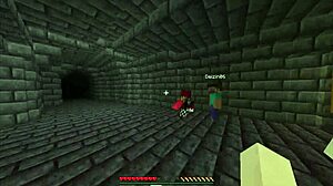 I sees the bald boys n the priest showin his big staff in the village.