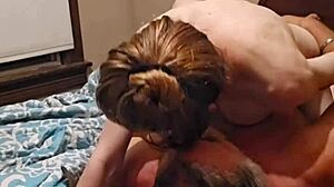 She loves sitting on my face for muff diving and licking her pussy