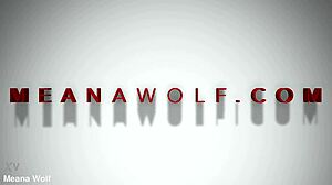 just chilling with meana wolf getting her feet fucked in hot polish action