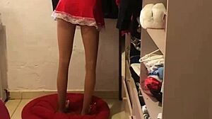 Christmas surprise! Banging my stepdaughter hard in my room