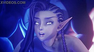 elaisha's slutty anal dreams cum true with hardcore assfucking