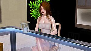 redhead awakens with fingering big tits in usa