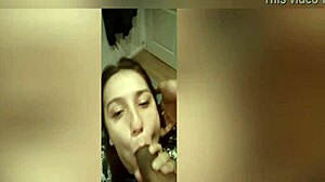 A Surprisingly Good Blowjob from the Girlfriend. Her Big Tits and Ass Make It Intense.