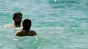 In 2019, Regina Blandón strips in bikini, showing her mexican tits as the town boyfriend