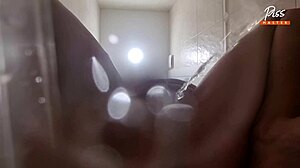 Pissing Compilation of Golden Rain in Femdom Action