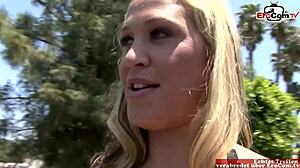 hey blonde slut, ready for that huge bbc to fill your mouth?