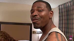 Wow, chunky black lady and tattooed guy banging all night!