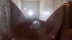 Pissing Compilation of Golden Rain in Femdom Action