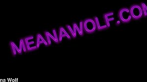 just chilling with meana wolf getting her feet fucked in hot polish action