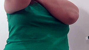 Beautiful Brazilian Crossdresser Prepares For Webcam Live Show