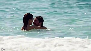 In 2019, Regina Blandón strips in bikini, showing her mexican tits as the town boyfriend