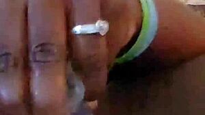 Watch ebony milf masturbate her ass?