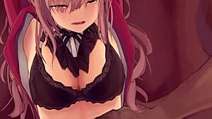 Vivi PLAYS with MONSTER COCK on magic island.