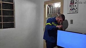electrician fucks married ass bareback!