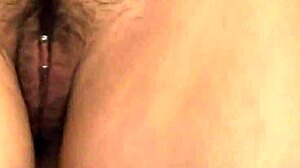 milf lucia shaves her snatch while pinching nipples and reaching climax