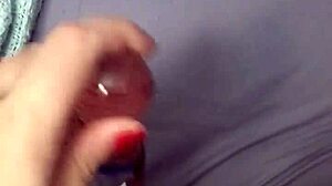 I play with my dildo.