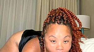 Thick Redbone Milf Caught Squirting Hard. She Toys Her Pussy in Homemade Solo Action.