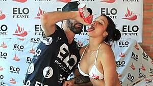 i feel so excited interviewing cute colombian lorena doll with big natural tits before her fuck doll casting