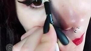 Backstage Secrets of a Hot Brunette - What’s She Hiding?