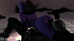 Black Cat Dominates Rusk Joel With Headscissor Power