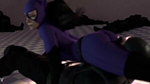 Black Cat Dominates Rusk Joel With Headscissor Power