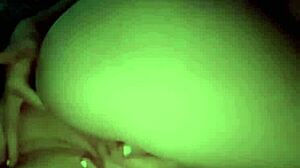 Horny American Exchange Student Girlfriend Masturbates Solo with Toys