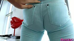 blonde anikka albrite gets banged in her big booty anal with blowjob and cumshot