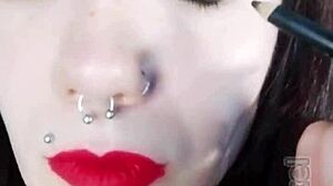 Backstage Secrets of a Hot Brunette - What’s She Hiding?