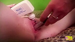 hey, this solo masturbation turns into sensual lesbian licking with dildos