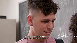 Teacher yields to student, offers her curvy Latina ass.