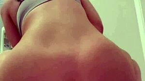 Horny American Exchange Student Girlfriend Masturbates Solo with Toys