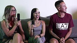 Juliara Jujuba Cruela loves hard pounding in favorite positions on Sheer Red.