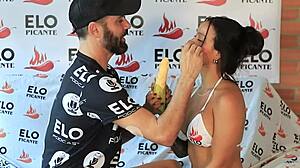 i feel so excited interviewing cute colombian lorena doll with big natural tits before her fuck doll casting