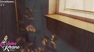 Ever caught your curvy neighbor showering naked?