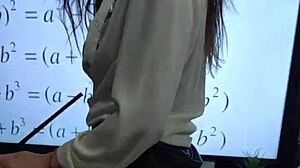 fucked teacher hard and cummed on glasses