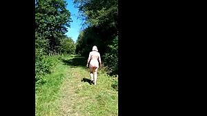 i can’t believe i walked naked in public. what a daring rush outdoors!