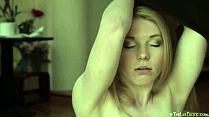 Amber A UNDRESSES and FINGERS her PUSSY intensely