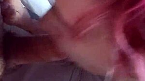 lucy amanita gives pov blowjob with pierced nipples